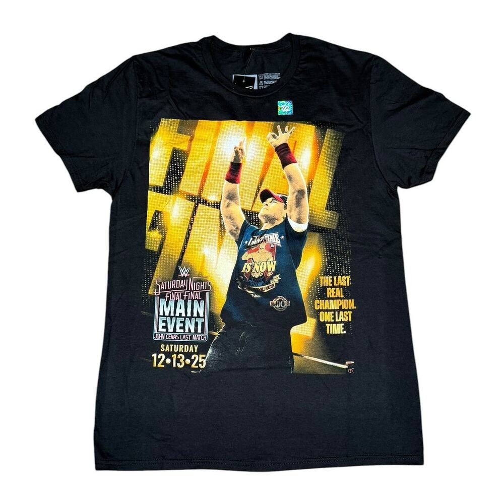 WWE John Cena Last Match I Was There Main Event DC T-Shirt